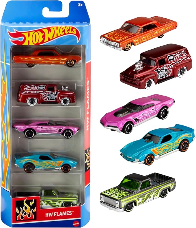 Hot Wheels 01806 Hot Wheels Car Assortment 5 Count